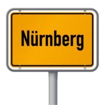 Ortsschild von Nürnberg
