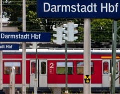 Hauptbahnhof in Darmstadt