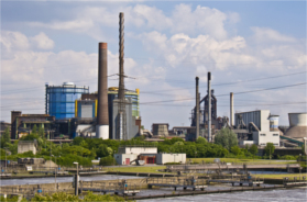 Industrie-Panorama von Duisburg