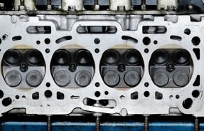 Nahaufnahme der montierten Kopfdichtung